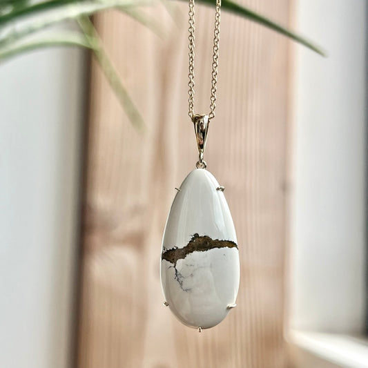 14K Yellow Gold Ivory Creek Variscite Necklace