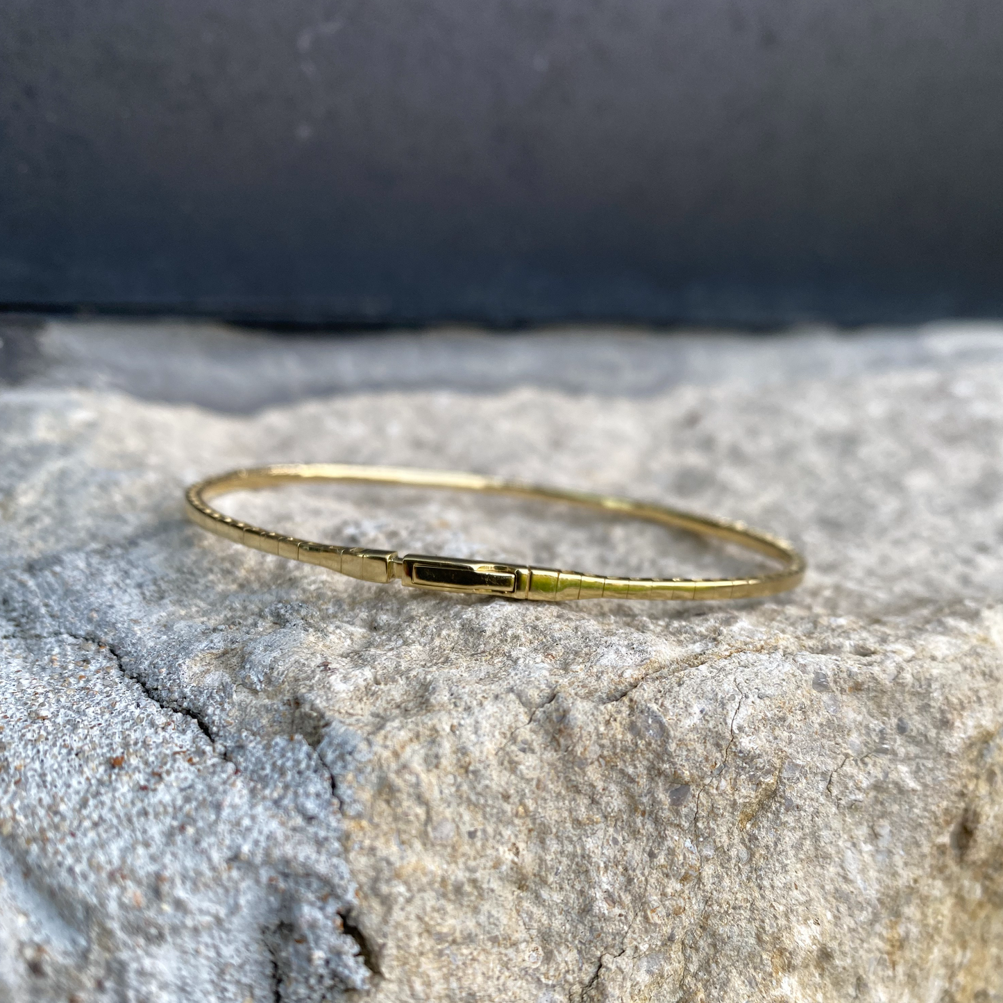 14K Yellow Gold Diamond Flex Bracelet 1.07CTW